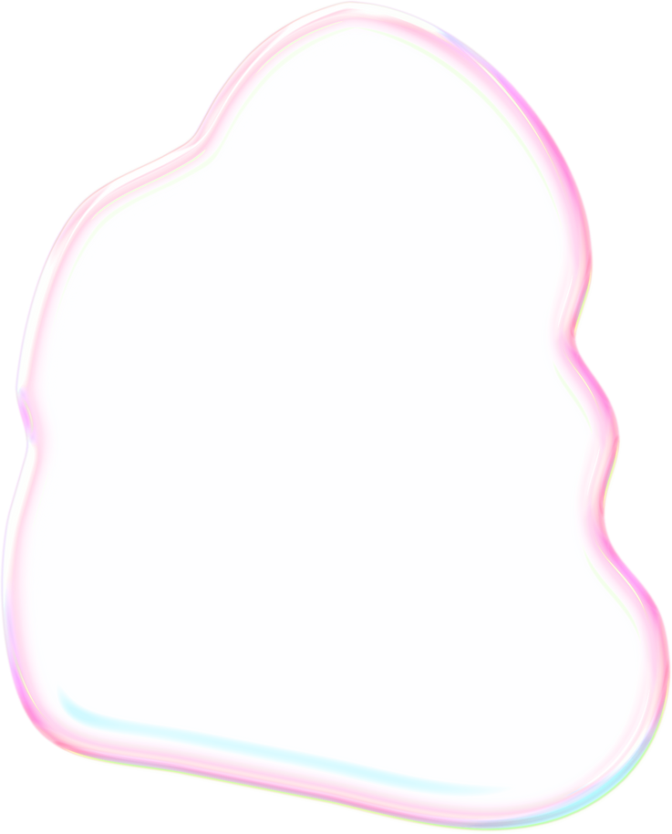 Abstract Bubble 3D Blob Shape